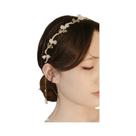 Simples personalidade pérola lírio do vale bandana fada pacote de cabelo bandana cocar