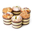 Simulação de bolo de comida artificial, decoração de cupcake, 6 peças