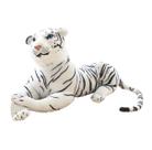 Simulação de boneca de brinquedo de pelúcia White Tiger 35 cm super realista