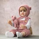 Simulação de brinquedo de vinil Reborn Doll STQC 55 cm Sleeping Girl Simulação de brinquedo de vinil Reborn Doll STQC 55 cm Sleeping Girl