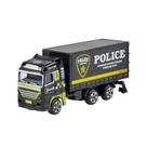 Simulação de carro realista de emergência Carro de engenharia de liga Brinquedo de modelo infantil