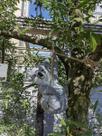 Simulação de decoração de pátio de jardim Koala Resin Animal