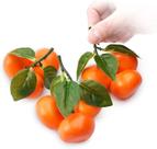 Simulação de frutas artificiais de mini tangerina falsa