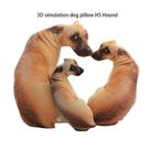 Simulação de travesseiro Hound Dog 3D Shapi Dalmatian Husky Plush