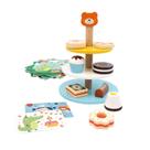 Simulação infantil Cake Tower Wooden Play House Toy Board Game