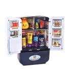 Simulation Refrigerator Toy Children's Simulation Children's Door Mini Refrigerator Set azul