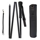 Sinal de aviso de segurança em profundidade de água Aventik Fold-able Wading Staff com núcleo de aço inoxidável revestido com núcleo de aço inoxidável T7075 Resistência à corrosão corporal de alumínio (WS091)