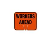 Sinal de cone de trânsito Cortina 03-550-WAH WORKERS AHEAD 32x26 cm