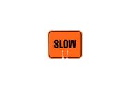 Sinal de cone de trânsito Cortina SLOW TRAFFIC 03-550-S 13x26cm