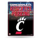 Sinal de estacionamento de metal Rico Industries NCAA Cincinnati Bearcats
