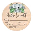 Sinal de nascimento Yippee Daisy Hello World Elephant Hospital