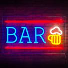 Sinal de néon BerniceKelly Bar Luz de néon LED alimentada por USB