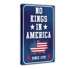 Sinal de protesto Fotuven No Kings in America Anti-Trump 30x45cm Sinal de protesto Fotuven No Kings in America Anti-Trump 30x45cm