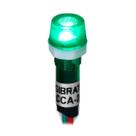 Sinaleiro Iluminado 9mm CCA-220G LED 127V / 220V Sibratec - Verde Sinaleiro Iluminado 9mm CCA-220G LED 127V / 220V Sibratec - Verde