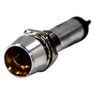 Sinaleiro Redondo 8mm 110V Laranja Metaltex