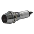Sinaleiro Redondo 8mm 24V Azul Metaltex