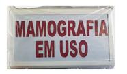 Sinalizador de parede em led bivolt. raios-x em uso.