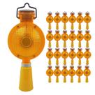 Sinalizador Solar Viário Kit 24 Uni Cone Obra Luz Solar Automático Sinalização Chuva Led Energia Solar Estrada Rua Rodovia Sinalizador Solar Viário Kit 24 Uni Cone Obra Luz Solar Automático Sinalização Chuva Led Energia Solar Estrada Rua Rodovia