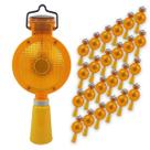 Sinalizador Solar Viário Kit 24 Uni Cone Obra Luz Solar Sinalizacao Automatica Chuva Led Energia Solar Estrada Rodovia