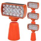 Sinalizador Solar Viario Kit 4 Duas Cores Cone Alerta Seguranca Noturna Rodovia Alerta Obra Estrada Avenida Transito