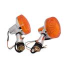 Sinalizadores De Direção Para Motocicleta Amber, Luzes Universais 12V Para GN125 GS125, Indicadores Sinalizadores De Direção Para Motocicleta Amber, Luzes Universais 12V Para GN125 GS125, Indicadores