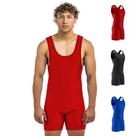 Singlete de Luta Matman Edge para Homens e Meninos, Spandex, Cor Sólida (Vermelho, 3X-GG) Singlete de Luta Matman Edge para Homens e Meninos, Spandex, Cor Sólida (Vermelho, 3X-GG)