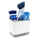 Sink Counter Caddy KeFanta para porta-esponjas de prato branco Sink Counter Caddy KeFanta para porta-esponjas de prato branco