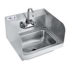 Sink Profeeshaw, aço inoxidável, montagem na parede, para lavagem à mão, 17x15