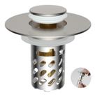 Sink Stopper IfealClear All Metal com filtro de aço inoxidável