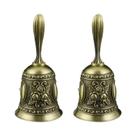 Sino De Metal Vintage Multifuncional Para Cerimônias Fúnebres E Decoração De Casa Com Som De Toque