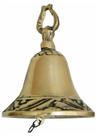 Sino De Teto Em Bronze Grande Decorado Som Maravilhoso Casa