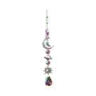 Sino De Vento Cristalino Lua Sol Com Prisma De Diamante E Apanhador De Sonhos Arco-Íris Para Sino De Vento Cristalino Lua Sol Com Prisma De Diamante E Apanhador De Sonhos Arco-Íris Para