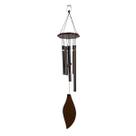 Sino dos Ventos mensageiro aluminio Móbile 5 tubos 53 cm