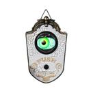 Sino LED Sonoro Luminoso Em Formato De Olho Para Decoração De Halloween E Acessório De Festa