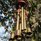 Sinos de Vento de Metal com Tubos Ocos - Decoração Criativa para Casa e Jardim
