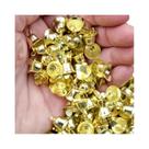 Sinos Dourados 50pcs Sinos Clássicos De Metal Para Decorações De Natal, Ornamentos E Guirlandas