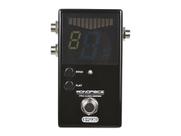 Sintonizador de pedal cromático Monoprice Stage Right Series Preto