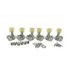 Sintonizadores Kluson Revolution Diecast 3 por travamento lateral cromado