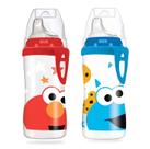Sippy Cup NUK Active Cup 300 ml, pacote com 1 pacote (2 unidades, Sesame Street)