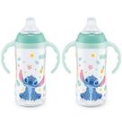 Sippy Cup NUK Learner Cup Disney's Stitch 300 ml 8m+ (pacote com 2)