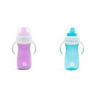 Sippy Cups Munchkin Gentle Transition 300 ml, pacote com 2 roxos e azuis