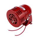 Sirene de motor Sydien MS-190 vermelha AC 110V 114dB para sistema de alarme