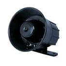 SIRENE MINI 12V ELETRONICA para REDONDA PRETA SOM COM DUAS T