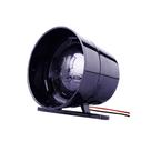 Sirene para Alarme Cerca Elétrica 1 Som 12v 116dB Super Potente Preta