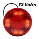 Sirene Piezo 6 Tons 12V Com LED Vermelho Para Vans Carros Marcha Ré Tech One