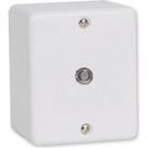 Sistema Box Ilumi Conector Antena Tv Branco - 6363