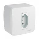 Sistema Box Schneider Dexson-Miluz Branco 1 Tomada 2P+T. 10A. - S3B66340