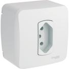 Sistema Box Schneider Dexson-Miluz Branco 1 Tomada 2P+T. 20A. - S3B66350 Sistema Box Schneider Dexson-Miluz Branco 1 Tomada 2P+T. 20A. - S3B66350