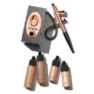 Sistema de aerógrafo de maquiagem Luminess Air Icon com kit de 4 peças Tan