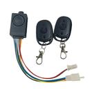 Sistema De Alarme Antifurto Para E-bike 36-72V 125dB Com Controle Remoto Inteligente Para Scooter E